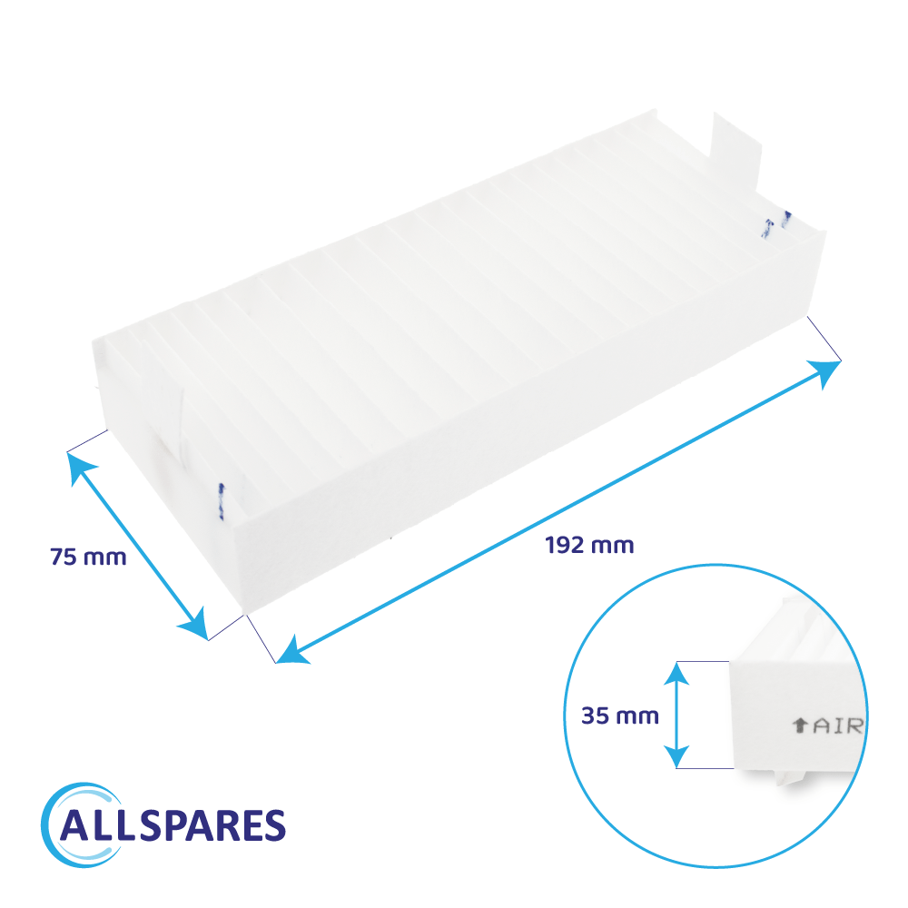 Akustikfilter Filter geeignet für Neff 17004801 / Z811DU0 (4st.)