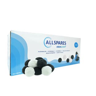 Filterbälle Innovation Duo 700 g = 25 kg Filtersand ersetzen | Weiß: Feinstfilterung, Schwarz: Geruchsneutralisation