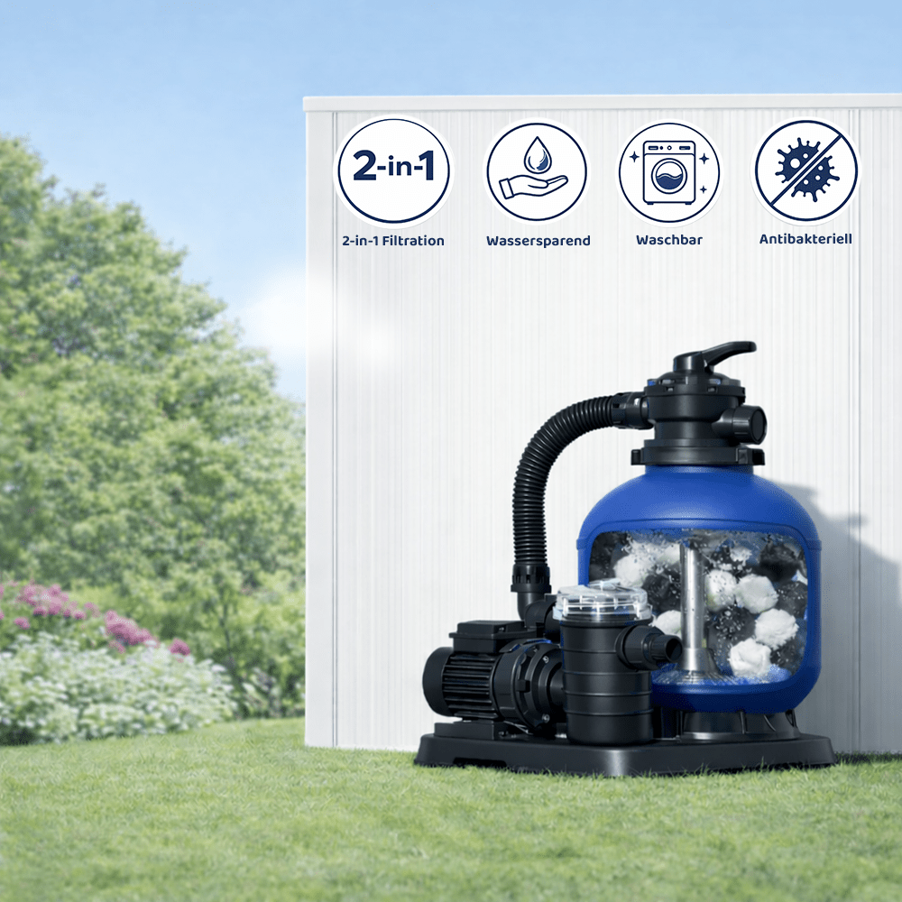 Poolfilterbälle Duo 700 g - Feinstfilterung, innovativer Anti-Chlor-Geruch