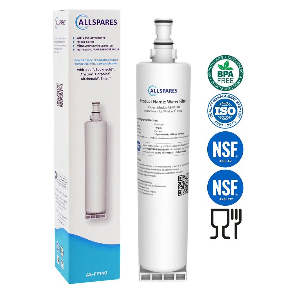Wasserfilter geeignet für Whirlpool SBS002 / SBS200