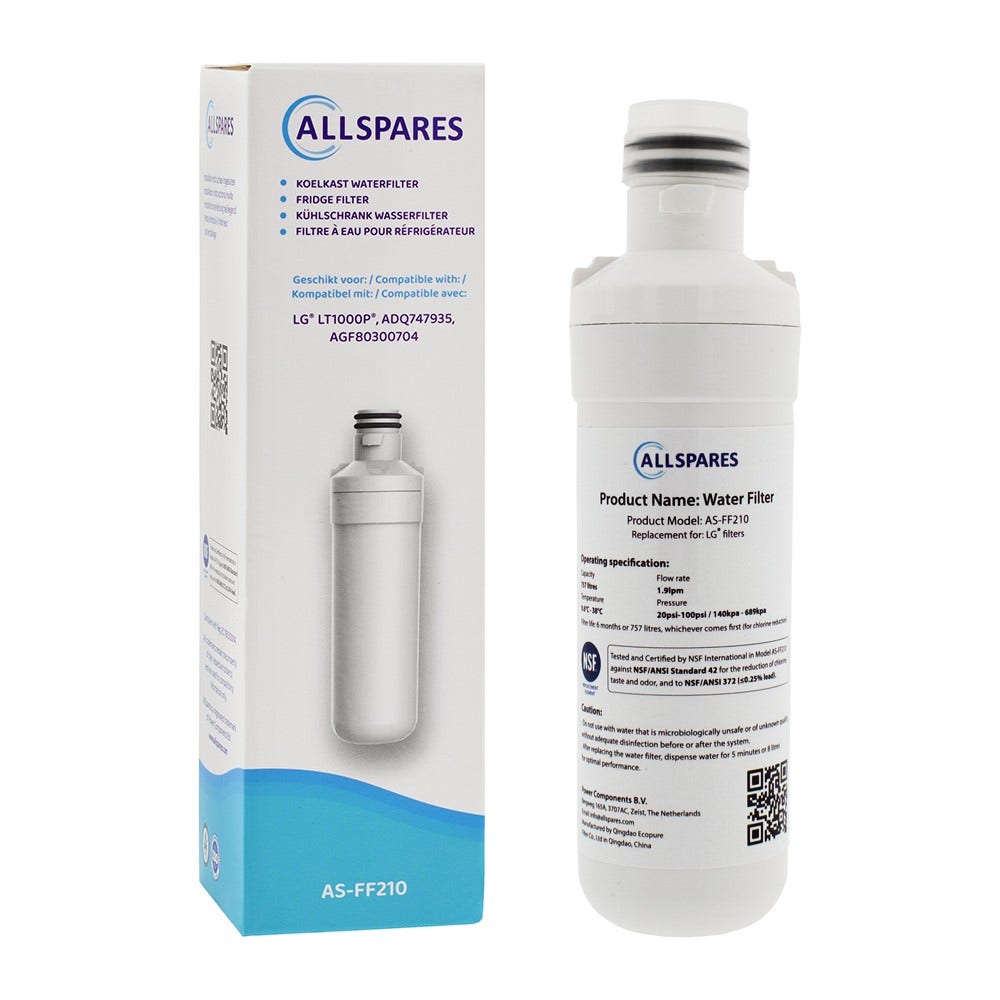 Ersatzset Kühlschrank Luftfilter + Wasserfilter LT1000P geeignet für LG