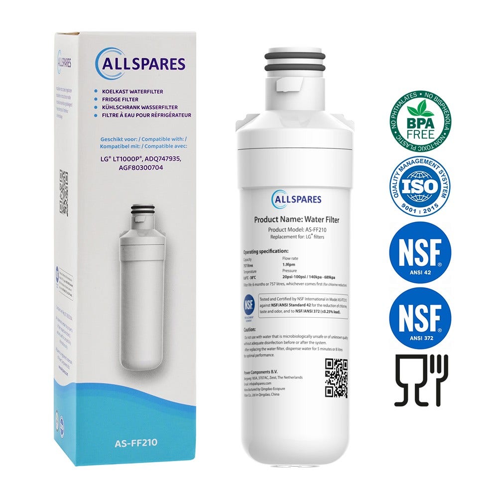 Kühlschrank Wasserfilter Kühlschrank geeignet für LG LT1000P / AGF80300704 / ADQ74793501