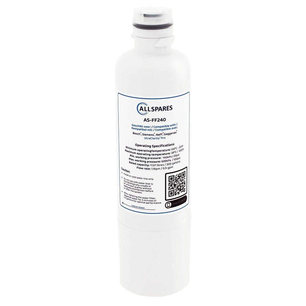 Kühlschrank Wasserfilter UltraClarityPro 11032518 / KS50ZUCP geeignet für Siemens