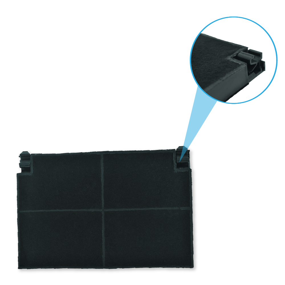 Aktivkohlefilter geeignet für DeDietrich 92X3413 von (2St.)