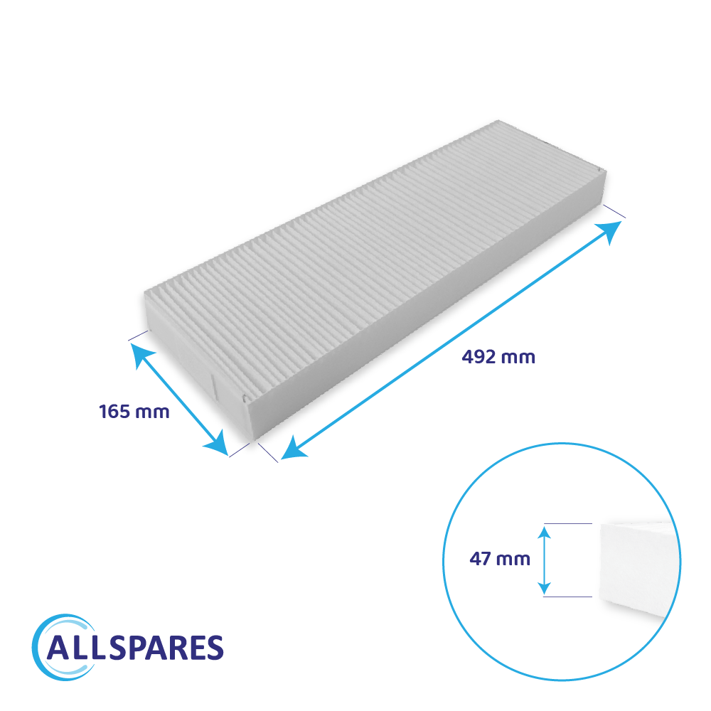 Filter F7/G4 geeignet für Vaillant RecoVAIR VAR 260/4 / 360/4 (2St.)