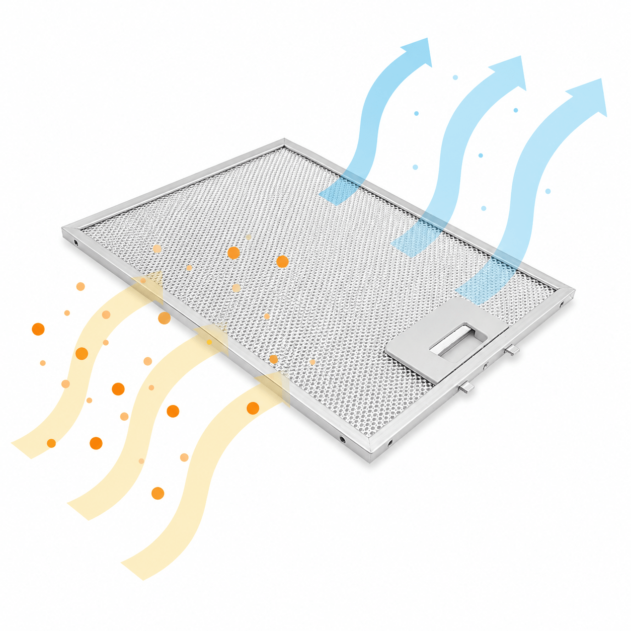 Metall-Fettfilter 276x231mm geeignet für Electrolux 4055101671
