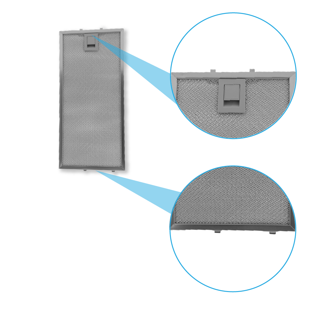 Metall-Fettfilter 350x164mm geeignet für Neff 435204 / 00435204