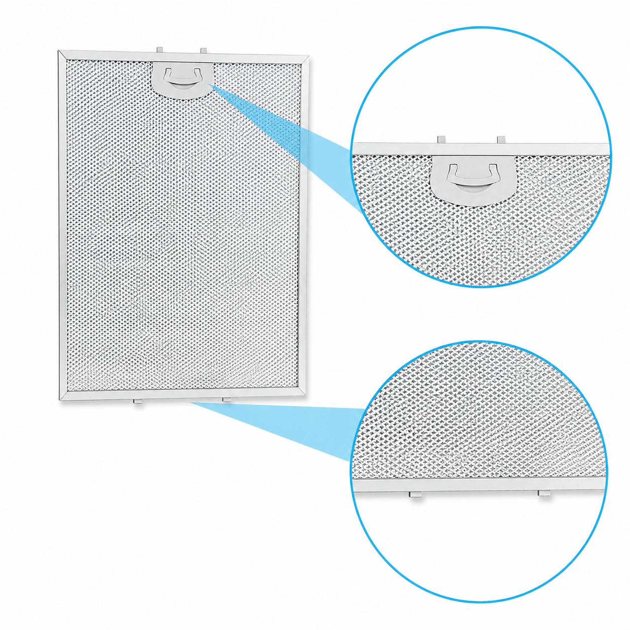 Metall-Fettfilter 352x284mm geeignet für Samsung DG81-00383A