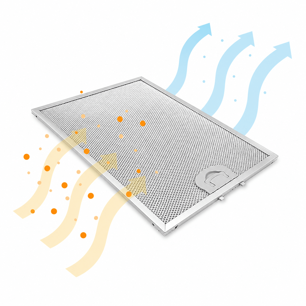 Metall-Fettfilter 352x284mm geeignet für Samsung DG81-00383A