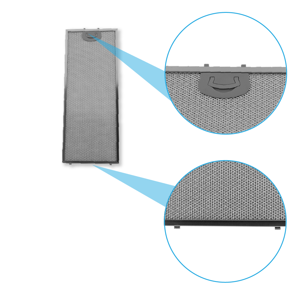 Metall-Fettfilter 482x192mm geeignet für Balay 11022474