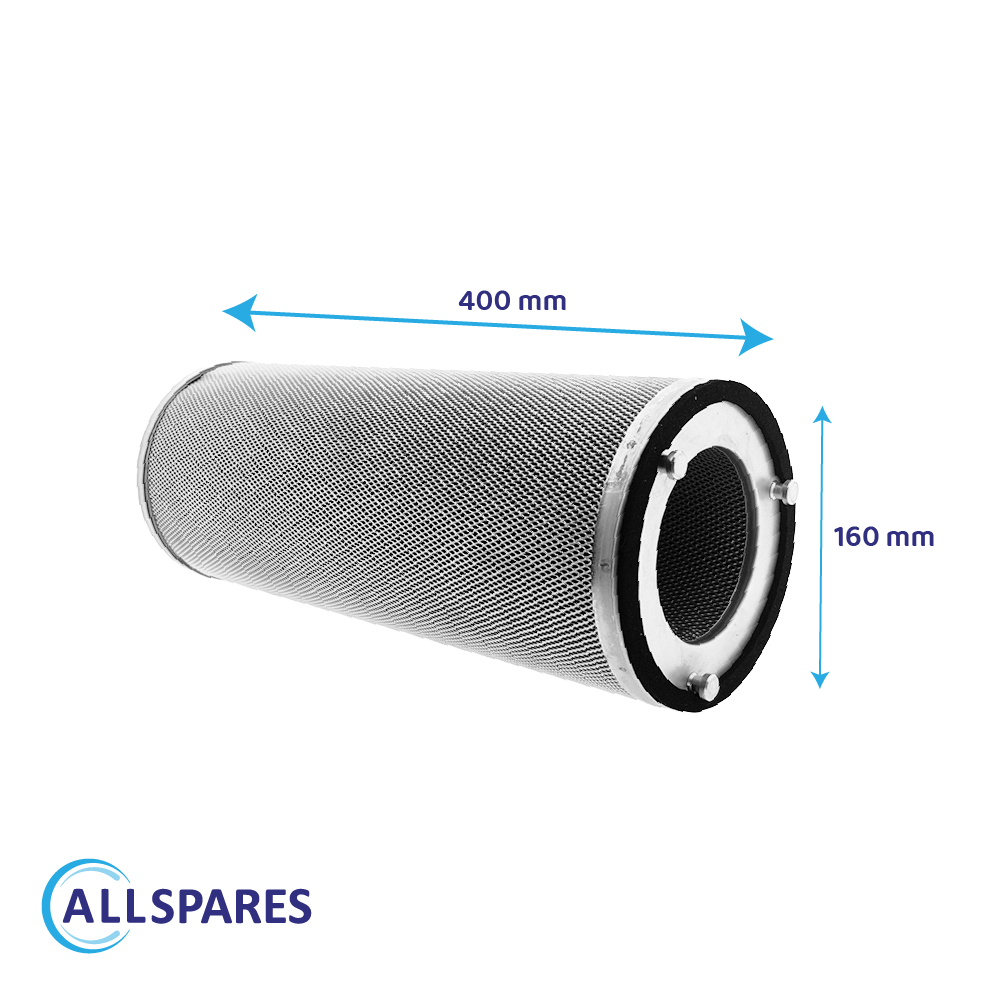 Kohlepatrone ⌀160x400mm Geruchsfilterschrank für das Gastgewerbe