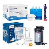 Wasserfilter-Notfallpaket Large – Prep-Set mit Wasserfiltern für Notsituationen Philips / Katadyn / AllSpares
