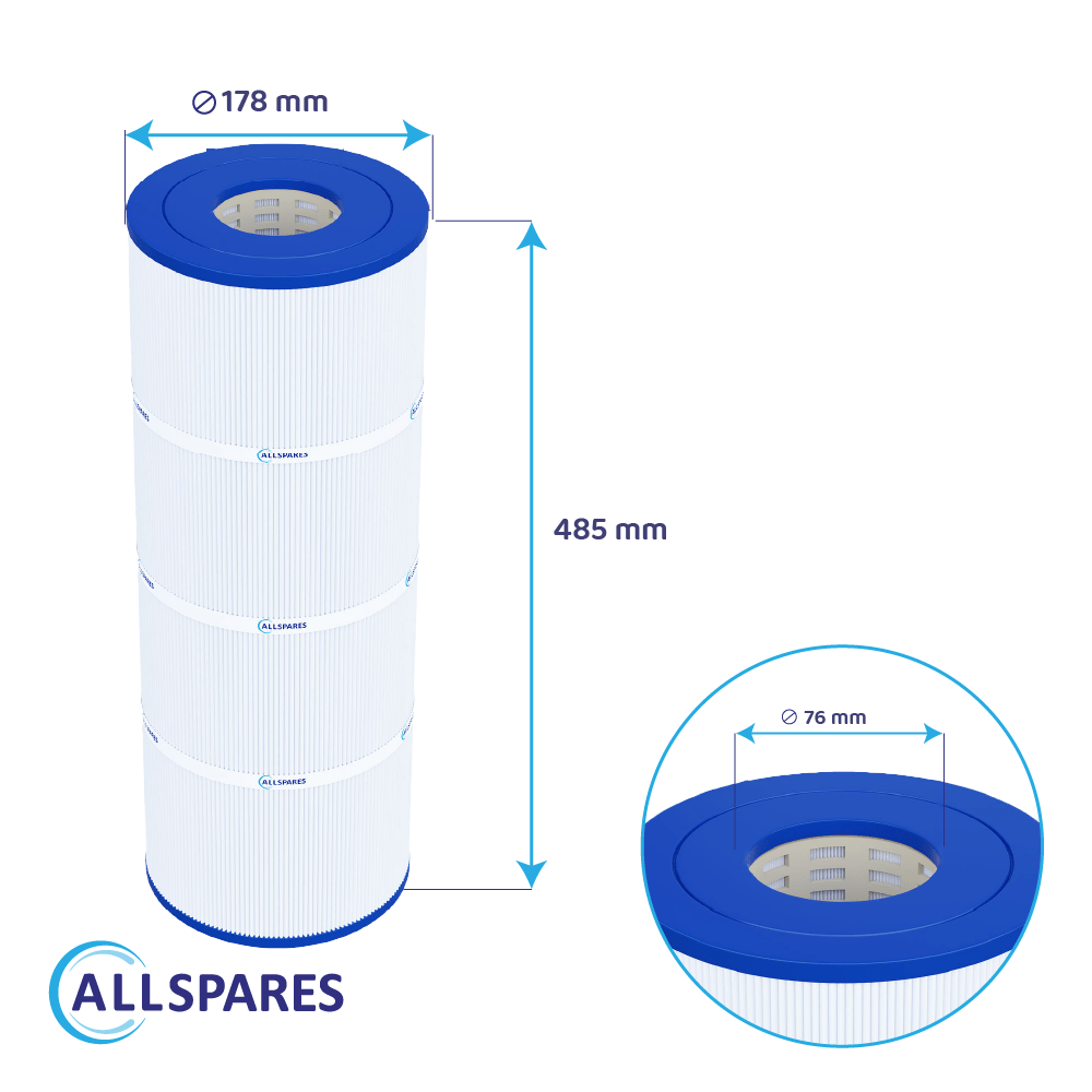 Pool Filterkartusche geeignet für Poolex ThinClear 680 / PF-TCR680 / TCR680 / ThinClear Multi