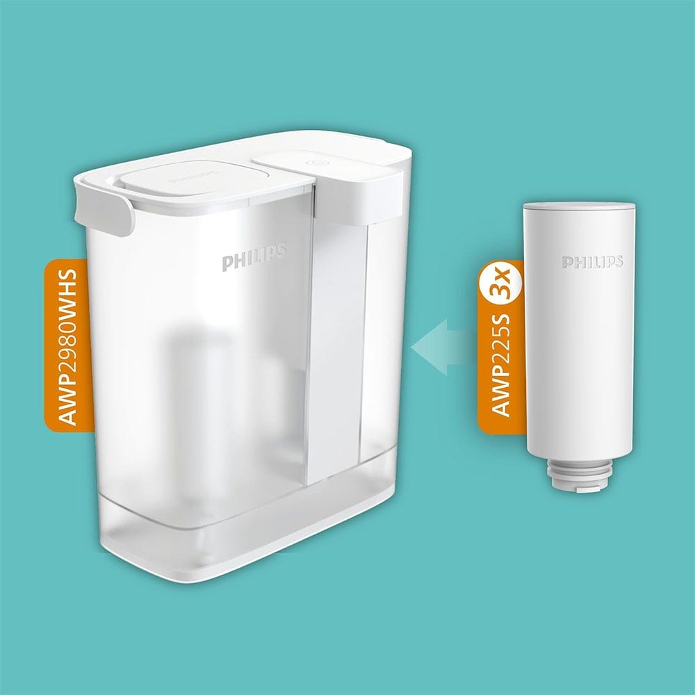Philips Micro X-Clean Sofort-Wasserfilter + Enthärtung (3St.) AWP225S