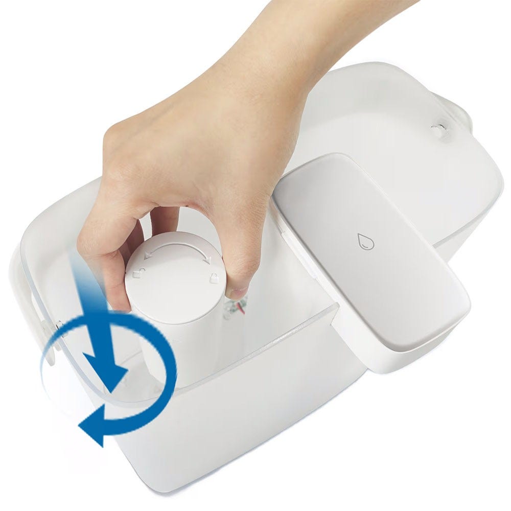 Philips Micro X-Clean Instant Wasserfilterkanne + Wasserfilter (3 St.) AWP2980WH3