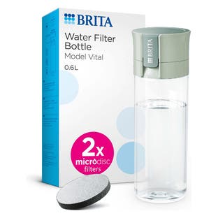 BRITA Vital Trinkflasche Lichtgrün (600 ml) + 2 MicroDisc 1052260