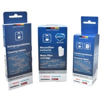 Bosch Pflegeset Wasserfilter + Reinigunstabletten + Entkalkungstabletten