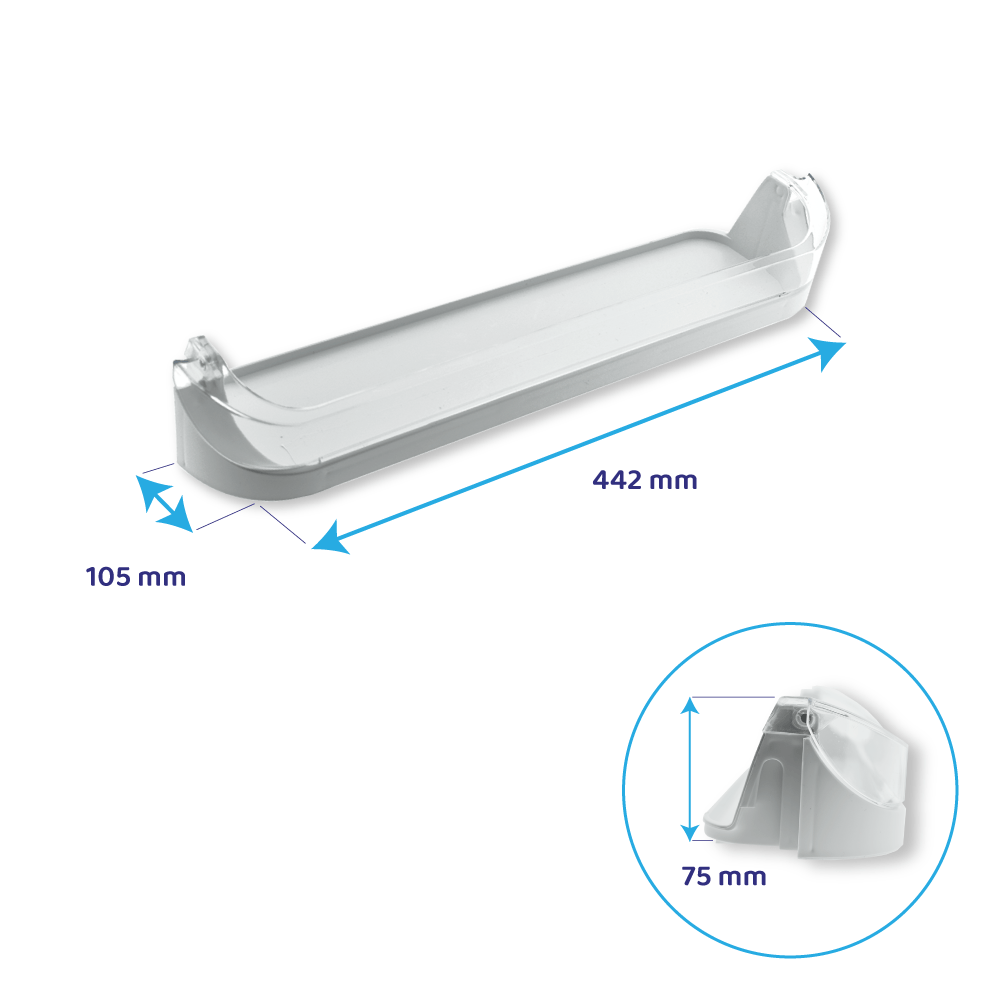Hotpoint-Ariston Flaschenhalter für Kühlschrank 442x105mm / C00283254