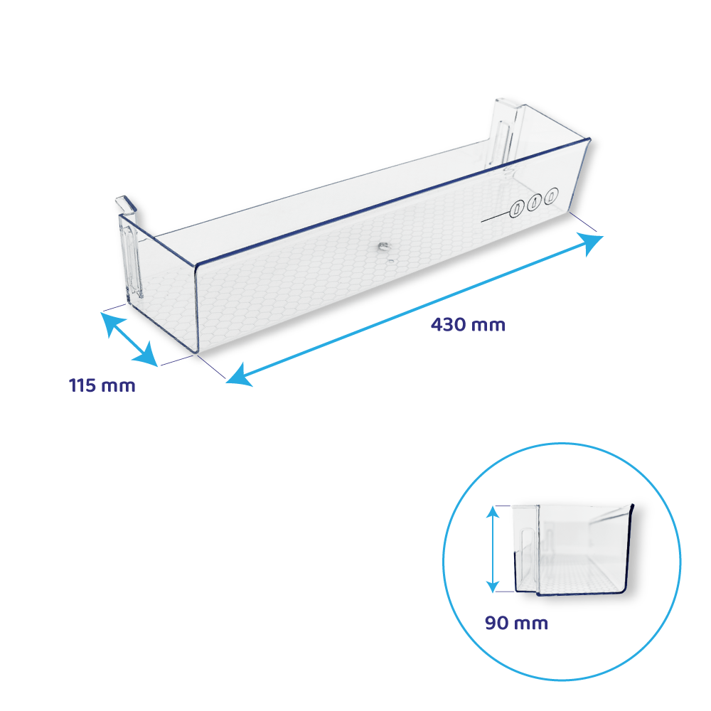 Beko Kühlschrank Flaschenhalter 430x115x90mm / C00864909