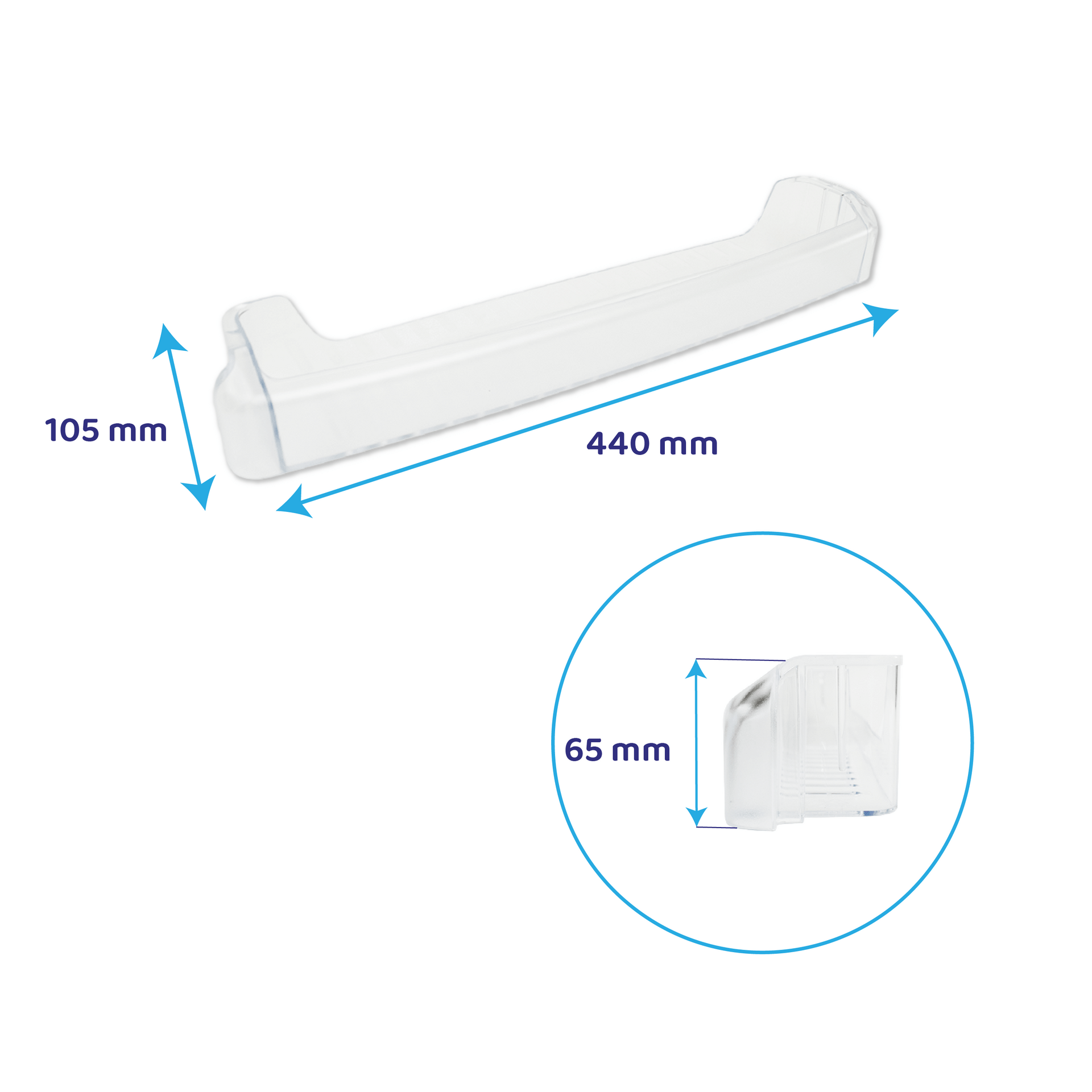 Beko Butterfach für Kühlschrank 490x82mm C00880373