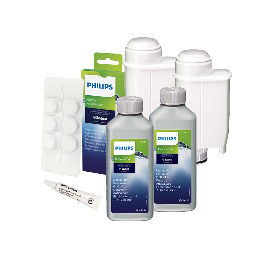 Philips / Saeco Pflegeset Entkalker + Reinigungstabletten + Wasserfilter 