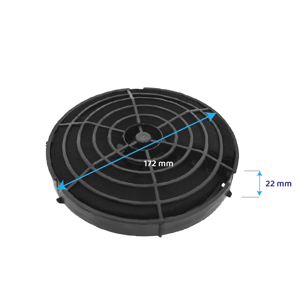 Turboair Long Life Aktivkohlefilter Modell 57 / CFC0162221 (2St.)