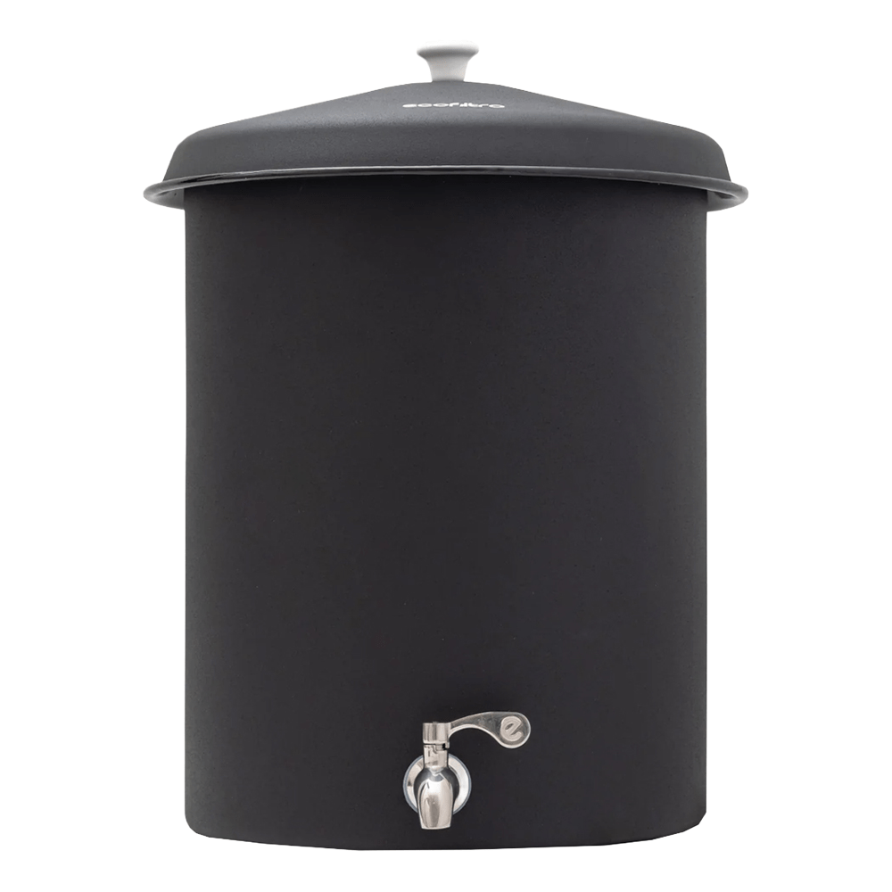 Ecofiltro Wasserfilter 20L Starterset Schwarz (filtert PFAS)