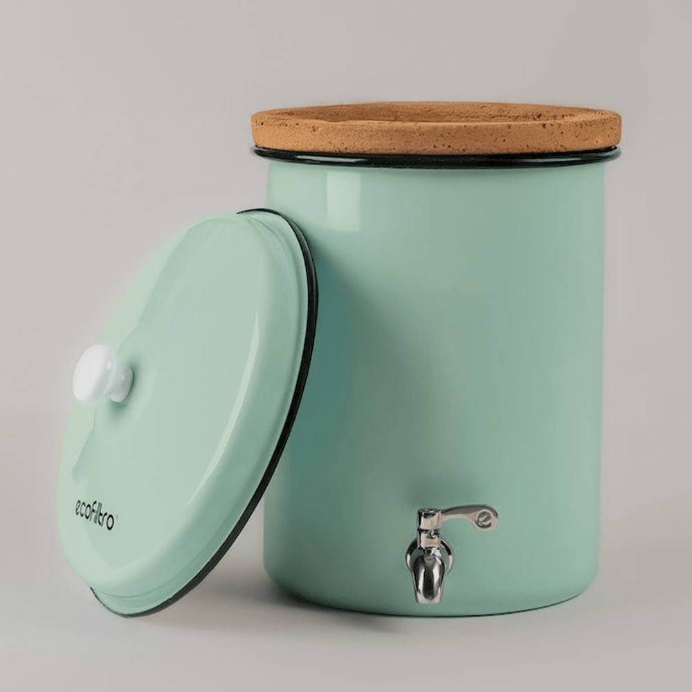 Ecofiltro Wasserfilter 5L Starterset Mintgrün - 4 Jahre Nutzung
