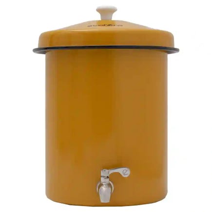 Ecofiltro Wasserfilter 5L Gelb (filtert PFAS)