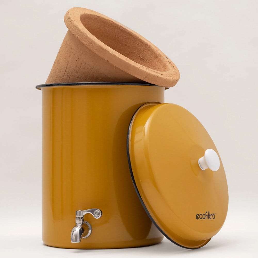 Ecofiltro Wasserfilter 5L Gelb (filtert PFAS)