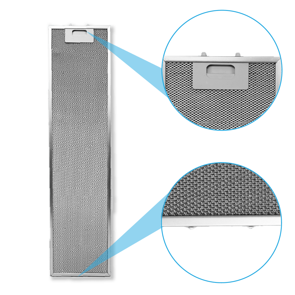 Metall-Fettfilter 756x184mm geeignet für Samsung DG81-02611A
