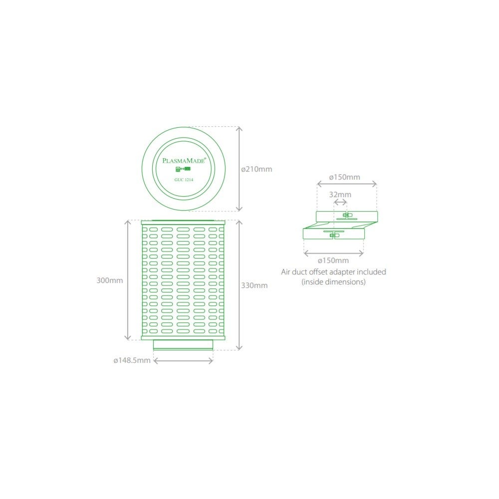 PlasmaMade Plasmafilter für ETNA HF4002