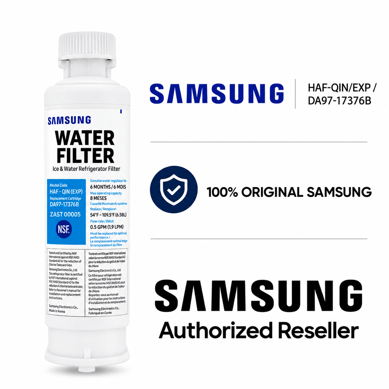 Original Samsung Wasserfilter DA97-17376B / HAF-QIN/EXP