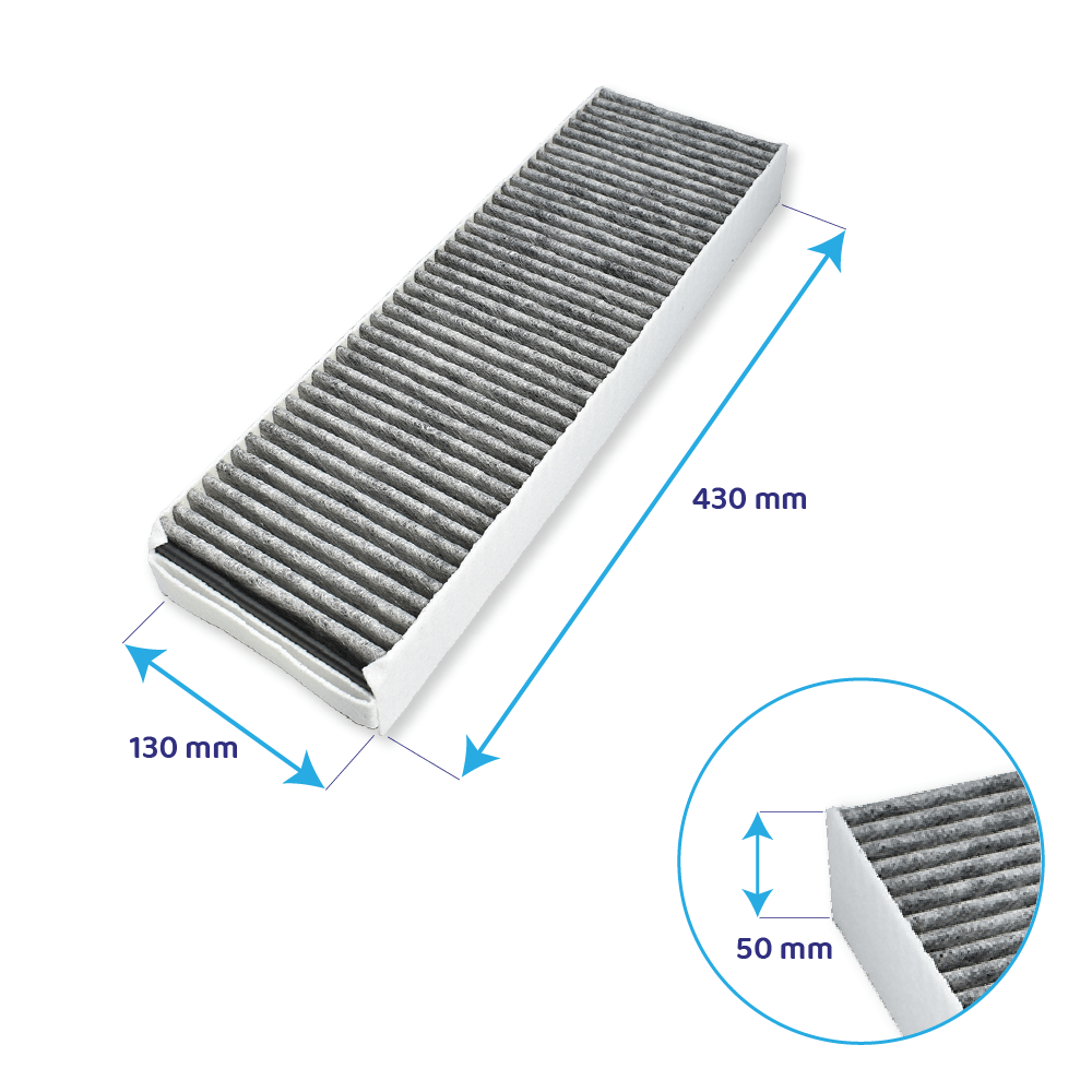 Aktivkohlefilter PUAKF – geeignet für BORA Pure, X Pure & S Pure