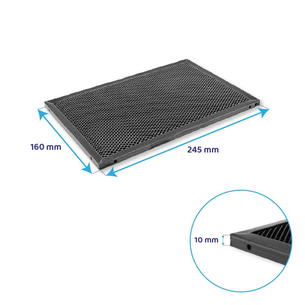 2-in-1 regenerierbarer Aktivkohlefilter geeignet für AEG 140204164028