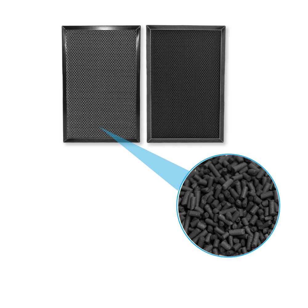 2-in-1 regenerierbarer Aktivkohlefilter geeignet für AEG 140204164028
