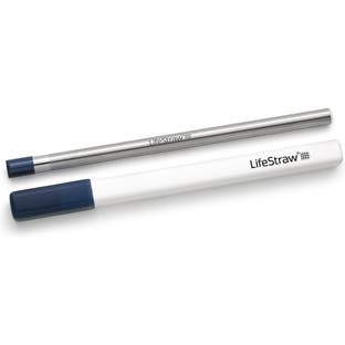 LifeStraw Sip Filterstrohhalm Edelstahl – Mitternachtsblau
