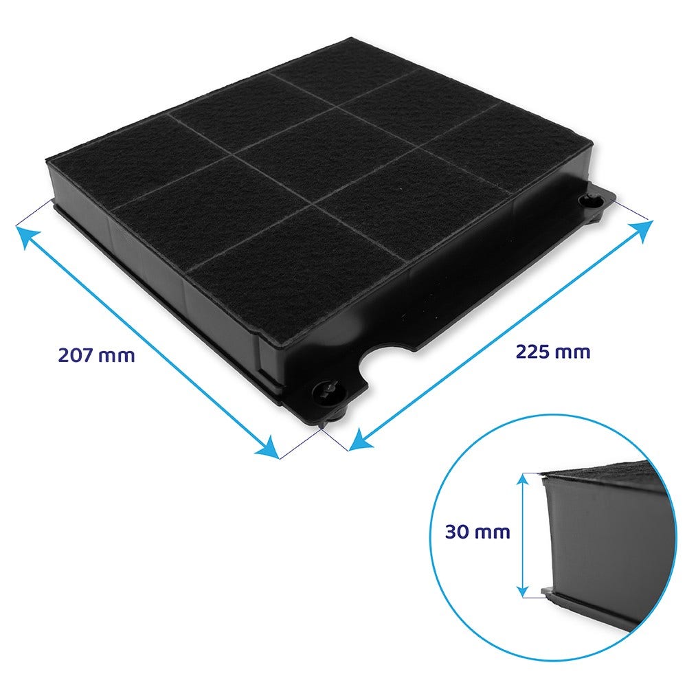 Aktivkohlefilter geeignet für Gaggenau 647734 / 00647734