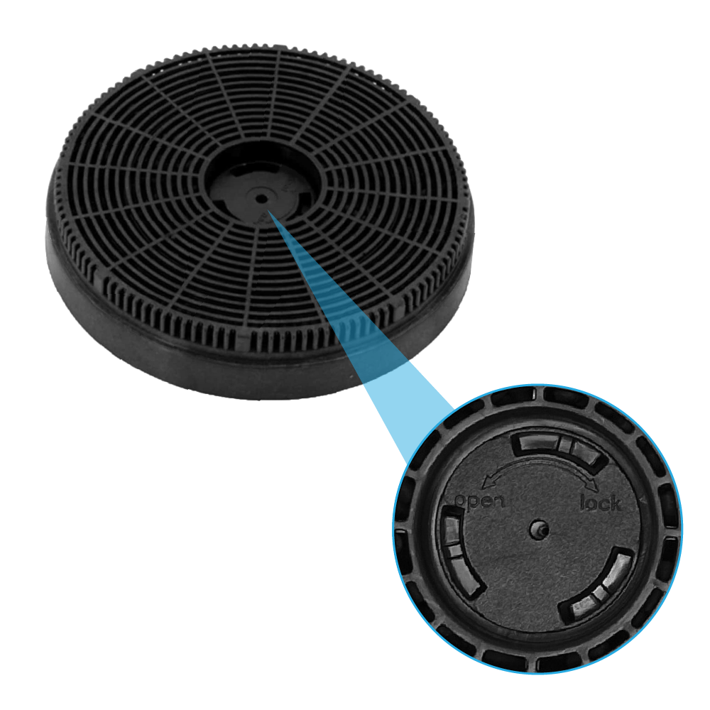 LG Aktivkohlefilter HCEZ2426S / HCEZ2428B / HCEZ3626S / 12173000001200 (2St.)