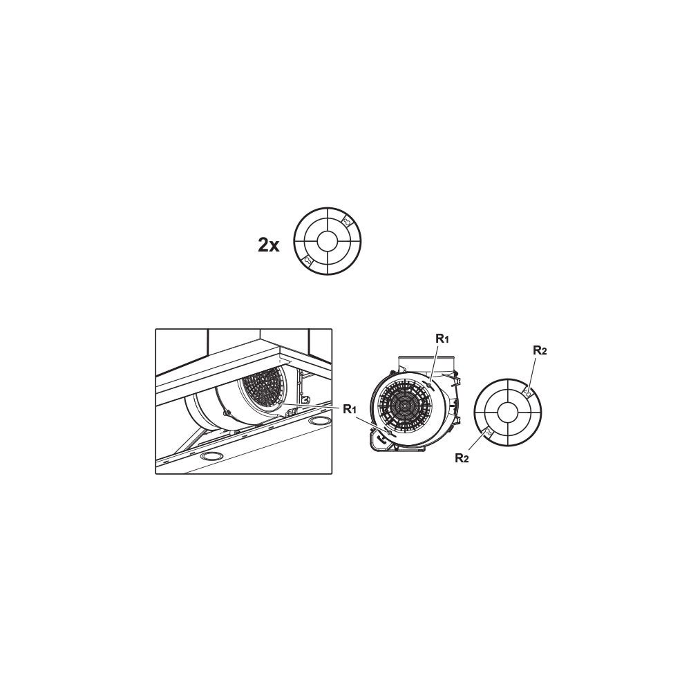 TurboAir Aktivkohlefilter Type 47 / F00479/1S (2St.)