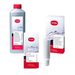 Nivona Pflegeset Kaffeemaschine Entkalkungsmittel + Reinigungstabletten + Wasserfilter