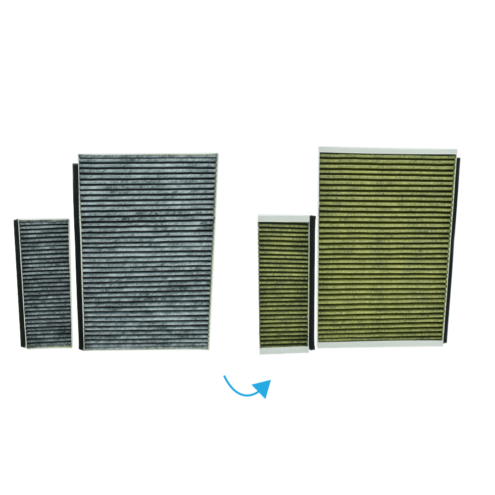 CleanAir Plus Aktivkohlefilter geeignet für Balay 11041790 (2St.)