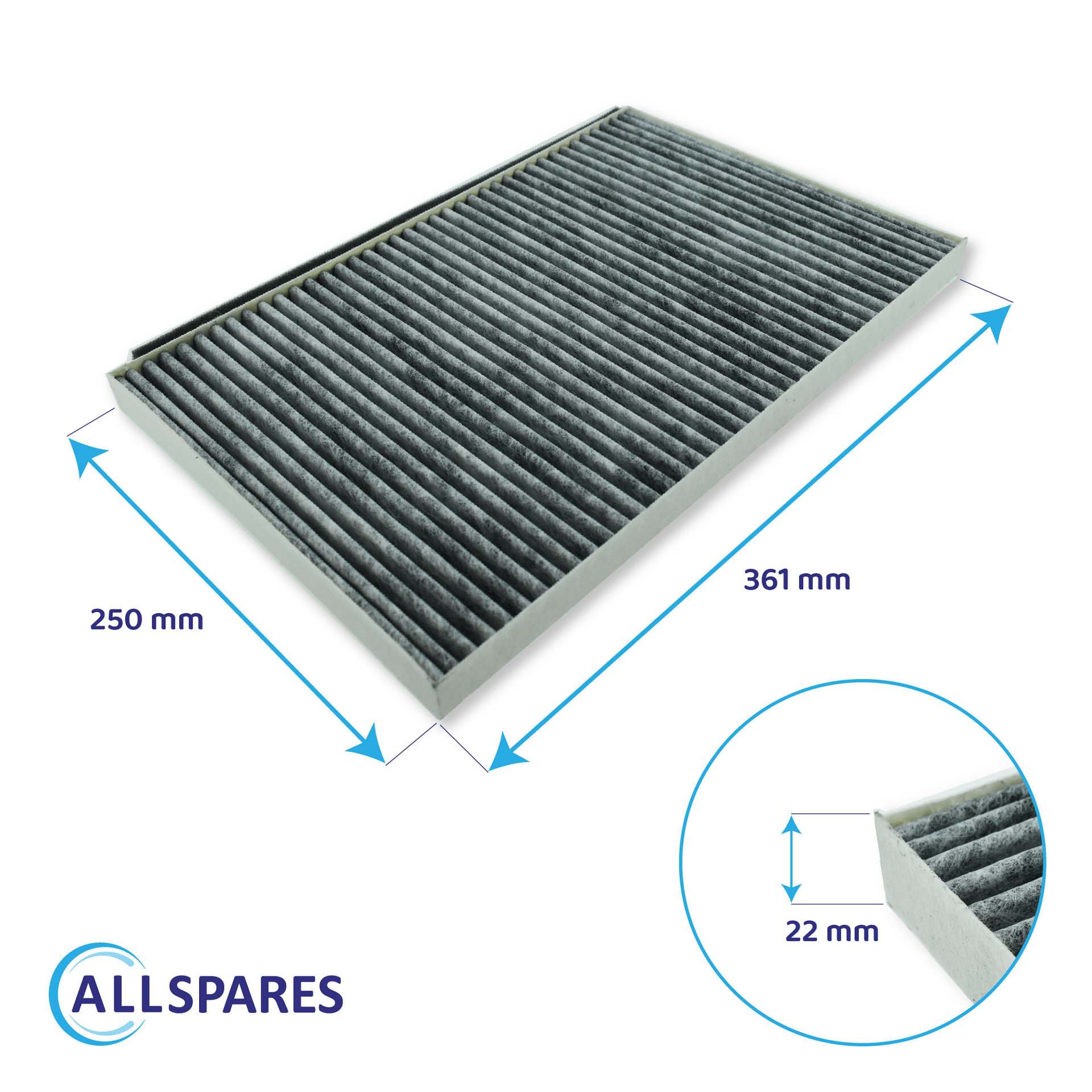 CleanAir Plus Aktivkohlefilter geeignet für Balay 11041790 (2St.)