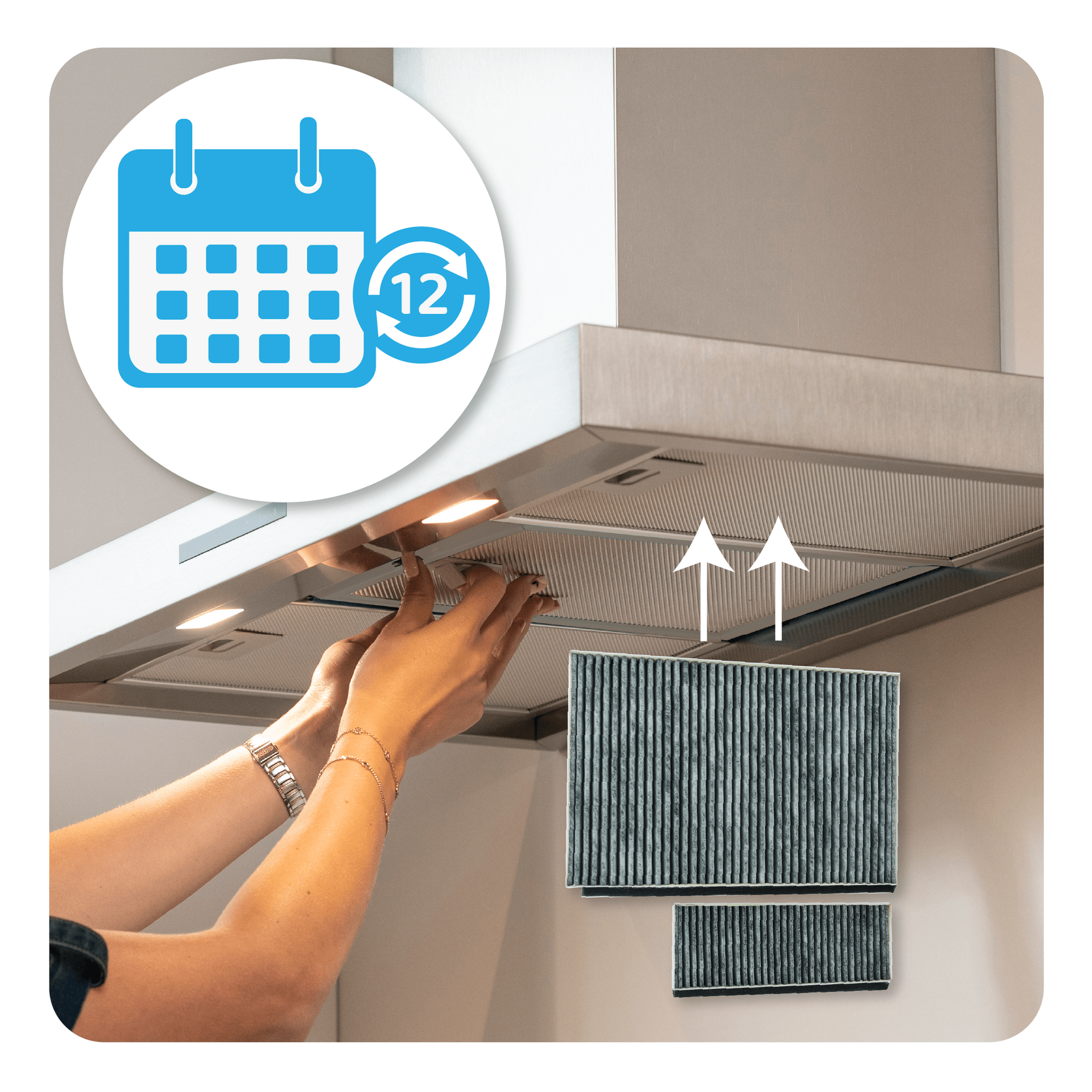 CleanAir Plus Aktivkohlefilter geeignet für Neff 11041790 / Z51AIA0X0 (2St.)