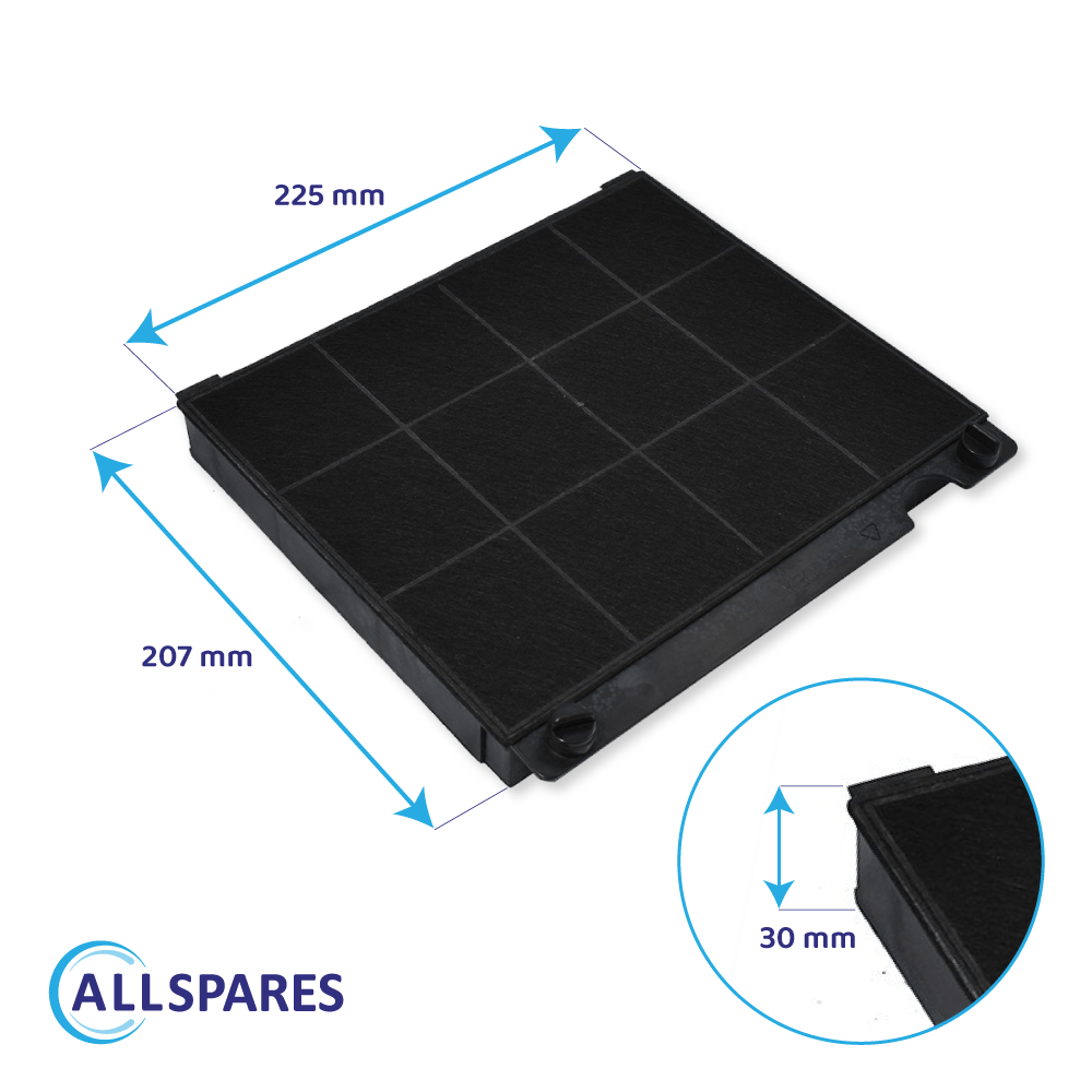 Aktivkohlefilter geeignet für Essentiel B F00333/S / 283568