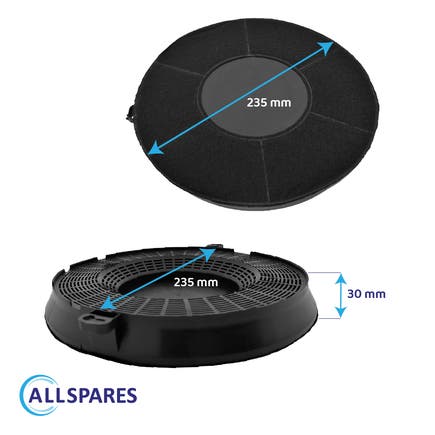 Aktivkohlefilter geeignet für Ikea 484000008783