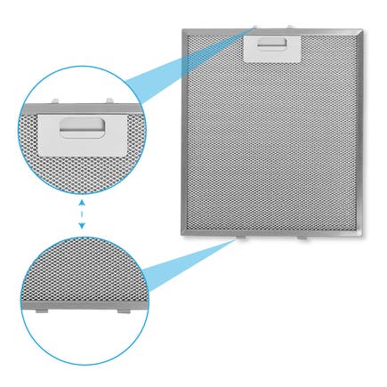 Privileg Metall-Fettfilter 305x267mm 480122102168