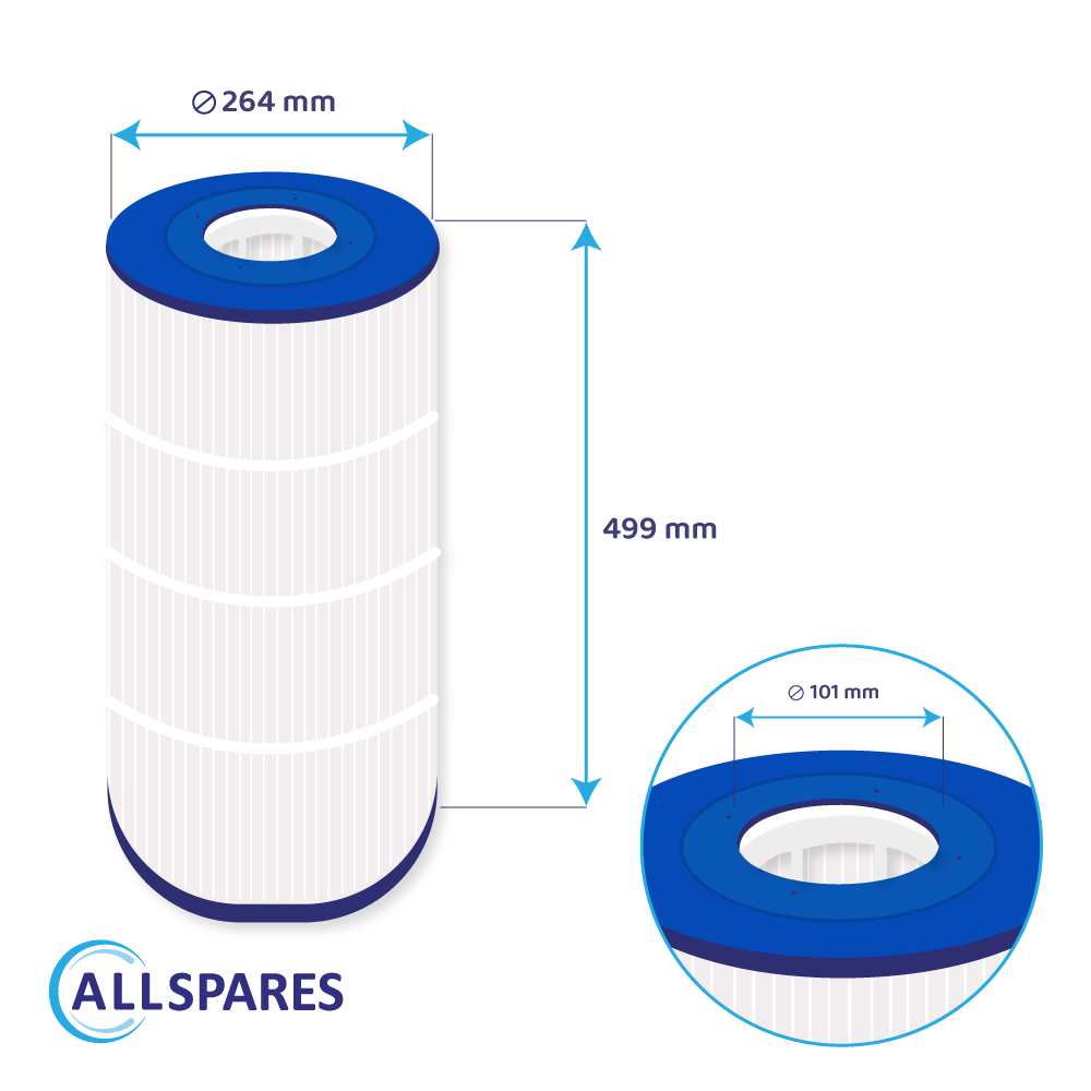 Whirlpool Filter geeignet für Emaux Galaxy ICF100 / ICF100-CE