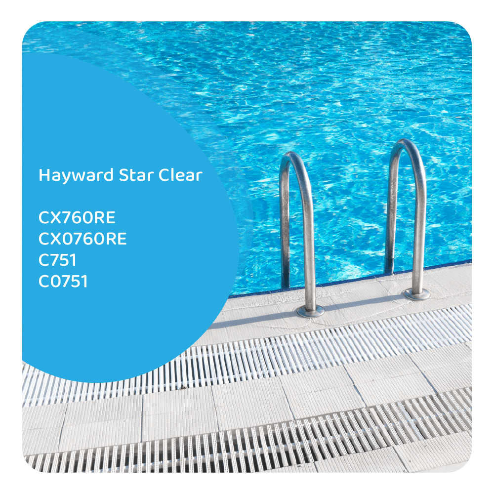 Pool Filter geeignet für Hayward StarClear CX760RE, CX0760RE, C751, C0751