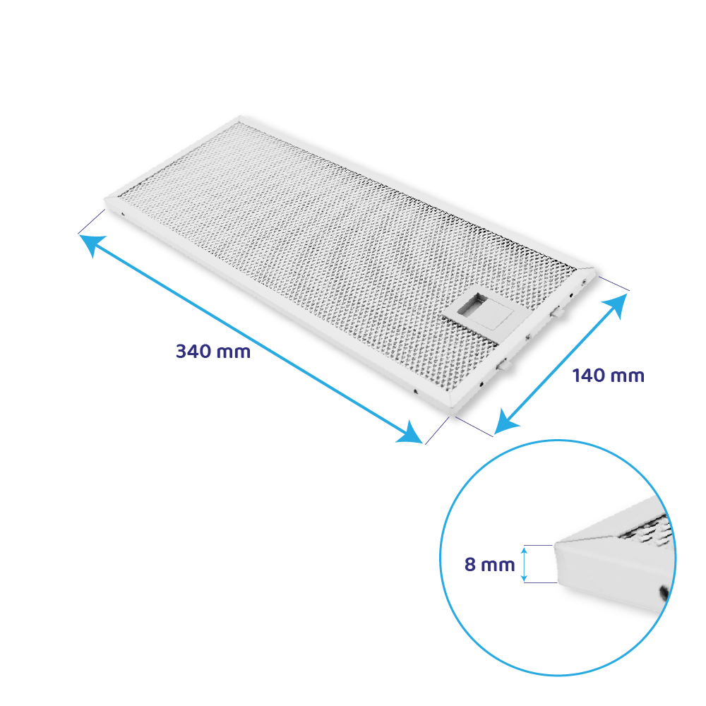 Neff Metall-Fettfilter 340x140mm 11022471